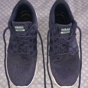 ADIDAS cloud foam navy blue running shoes 9.5
